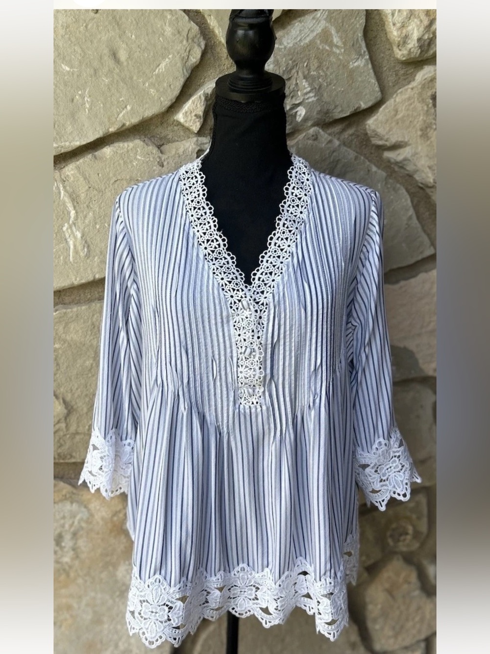 Chelsea & Theodore 4th of July Tunic Top in size 2X/3X.